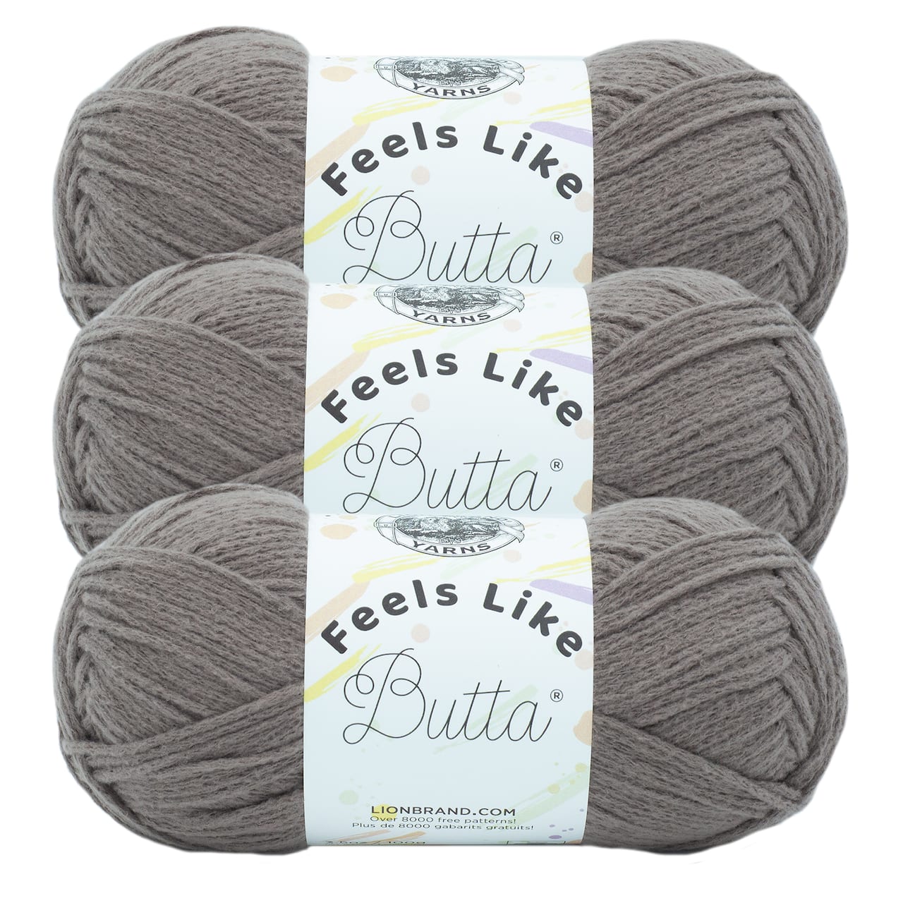 3 Pack Lion Brand® Feels Like Butta® Solid Yarn